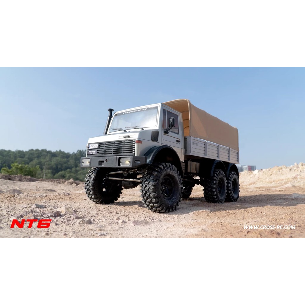 Crossrc EMO 1/10 6x6 NT6 Climbing Car Differential Dual Speed Waterproof Hardcore Off-Road RC Remote