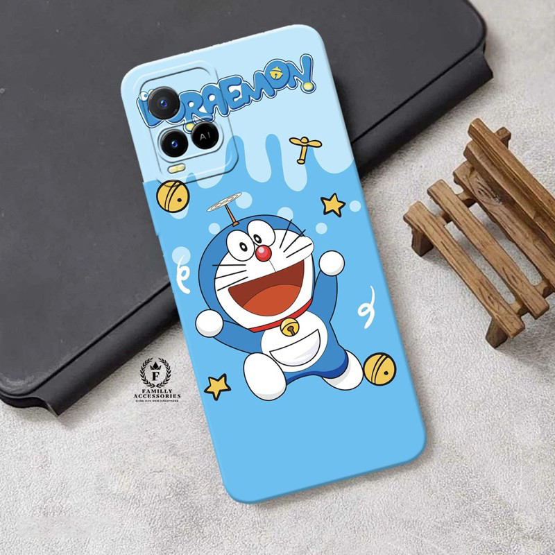 (01) VIVO Y21 2021 - Y21A - Y21T - Y21S - Y33S - Y33T Silicon Procamera Case New doraemon (type lain