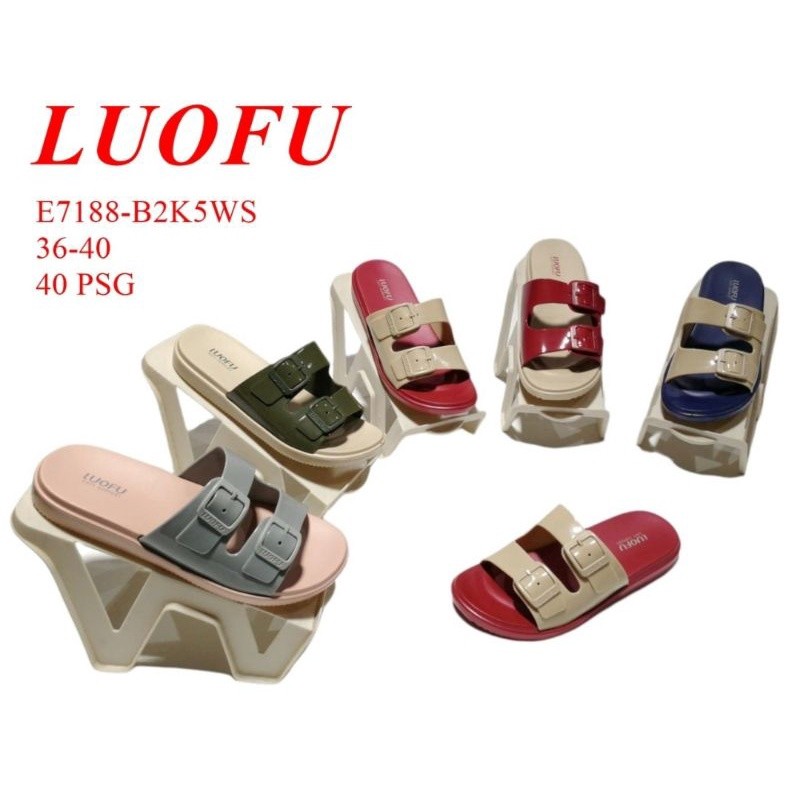 LUOFU E 7188 B2K5WS SANDAL SELOP WANITA RINGAN