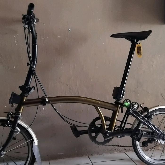 sepeda lipat 16 element pikes gen 2 edisi goldie (limited edision) Outdoor