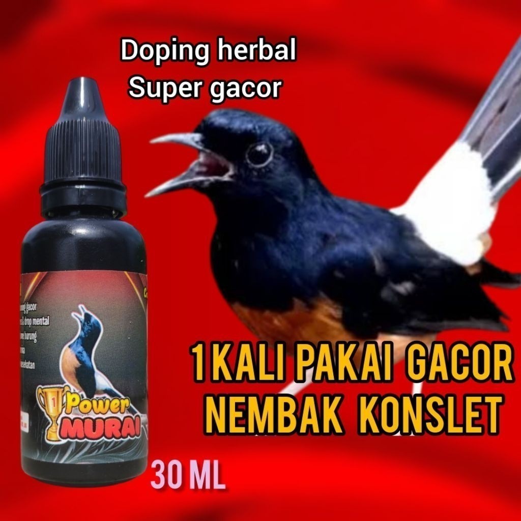 PER HUTANI vitamin penggacor murai bahan macetan drop mental jadi gacor juara Lomba , power murai Do