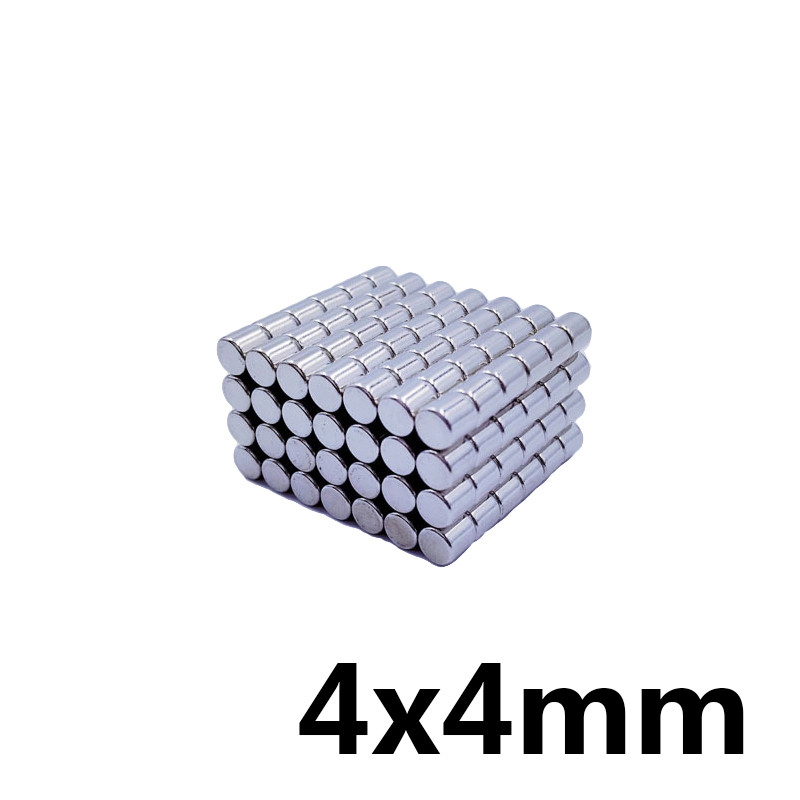 4x4 Small Round Magnet 4mm*4mm Powerful  Magnetic 4x4mm For Home Refrigerators, Offices Y 4*4 mini s