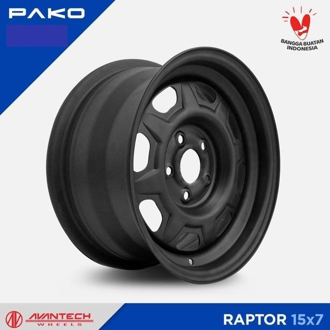 4pcs Velg Mobil Avantech Raptor 15x7.0 5H 114.3 et30 Kaleng Ring 15 R15 Mobil Innova CRV Terios  Rus