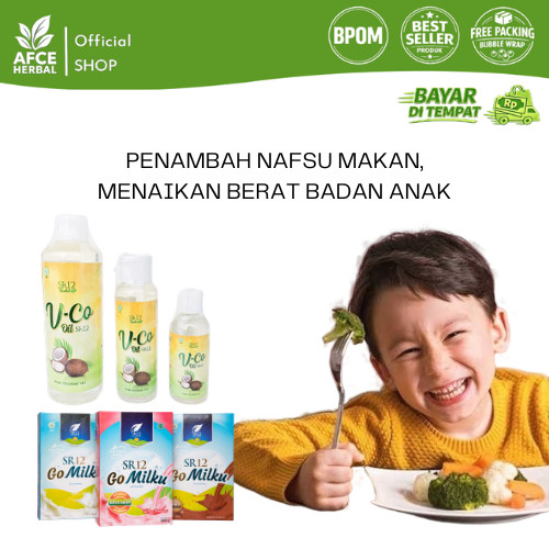 Vitamin Nafsu Makan Anak Dan Dewasa Obat Penggemuk Badan BPOM Alami Herbal VCO OIL / susu PENAMBAH B