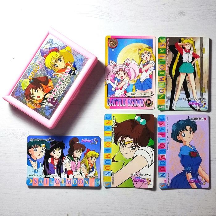 CARD SAILOR MOON  HARDCASE BOX CASE  SAILORMOON JAPAN HOLOGRAM ORI