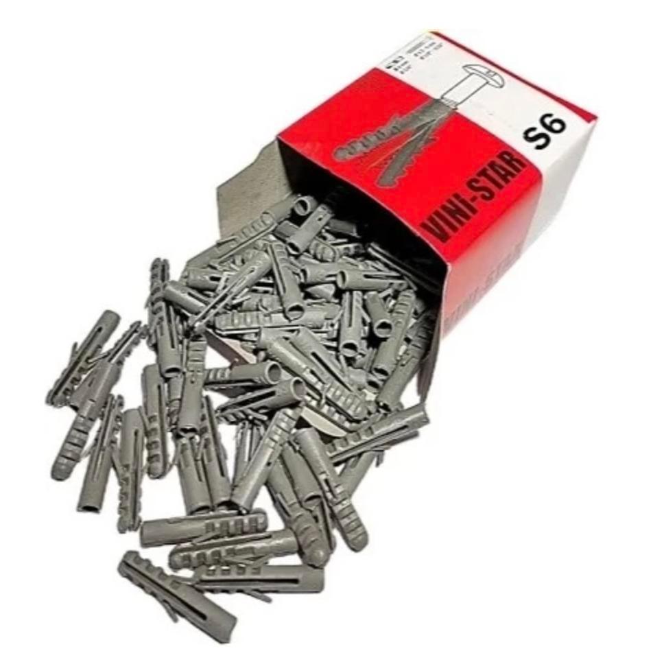 Fiser / Viser / Fisher [Tanpa Skrup] - HPP - Ukuran S6 / S8 / S10 - 1 Kotak @ 100 pcs