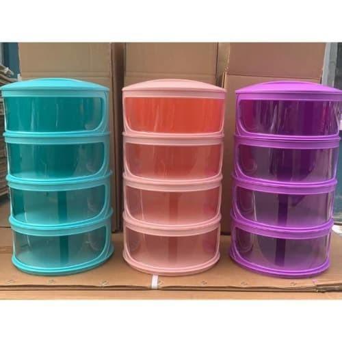 Tudung Saji 4 Susun Rak Susun Makanan Portable Food Cover