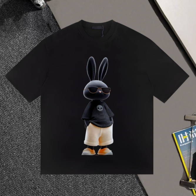 ISANNY RABBIT LOGO T-SHIRT UNISEX OVERSIZE