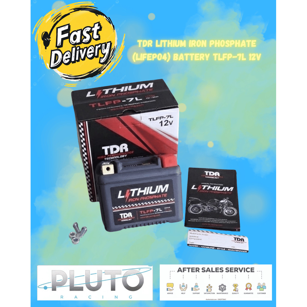 Aki Motor TDR Racing AKI Vario 125- Vario 150- Pcx 150 TLFP-7L Lithium