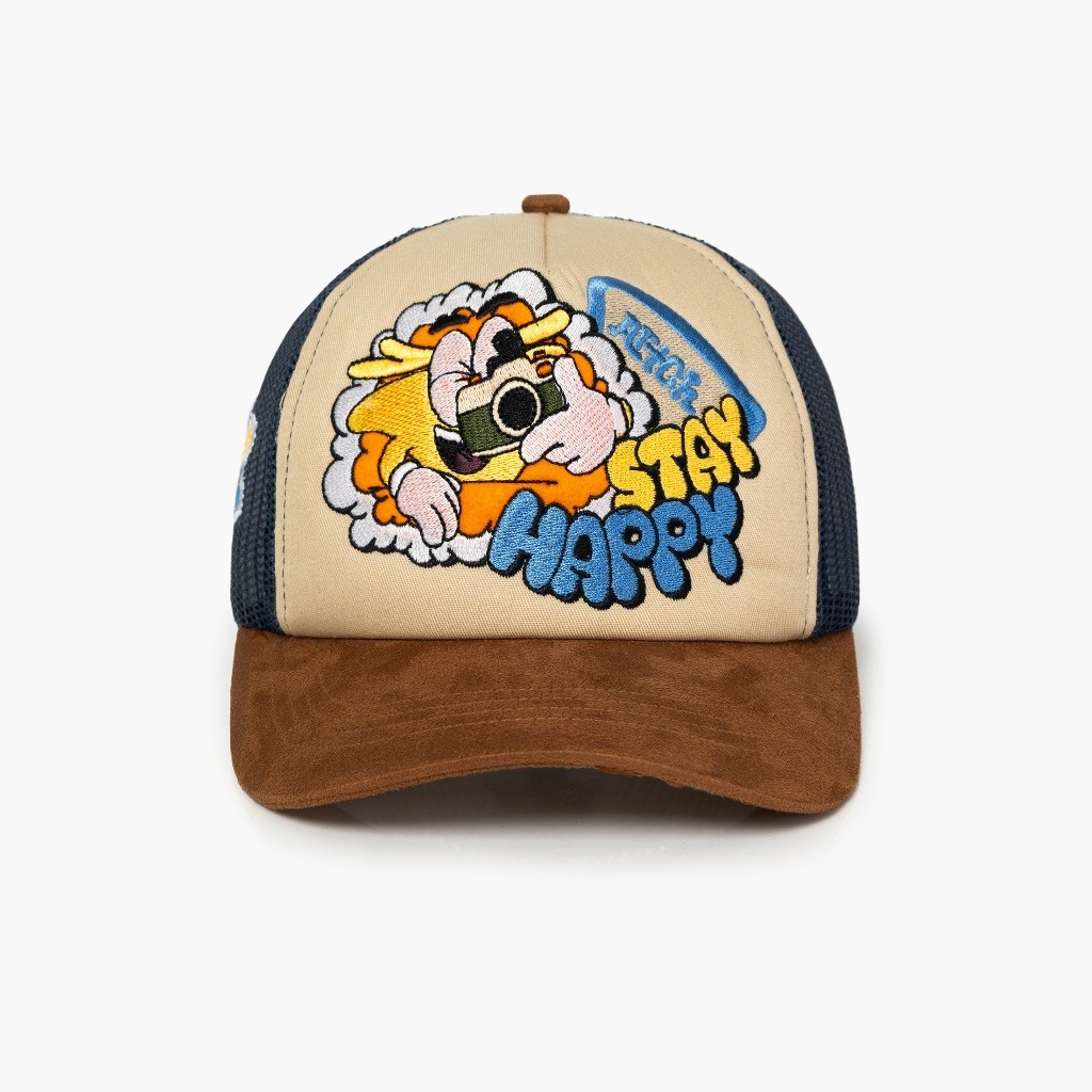 (Clariont) Artch - Spexchill Coklat - Topi Trucker Hat Cap