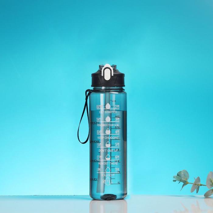 Botol Minum 1 Liter Viral Gradasi Anak 1Liter My Bottle Murah Tempat Minum 1000ML Dewasa Sticker Mot