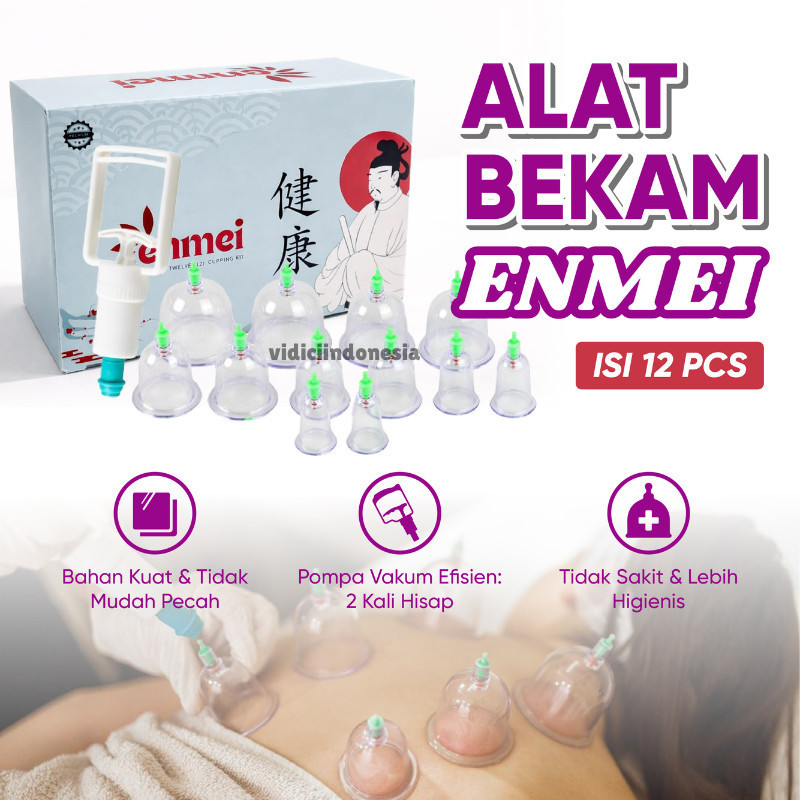 Alat Kop Angin isi 12 Berkualitas /Alat bekam murah /Alat kop murah/Alat Kop Lengkap/ Alat Bekam