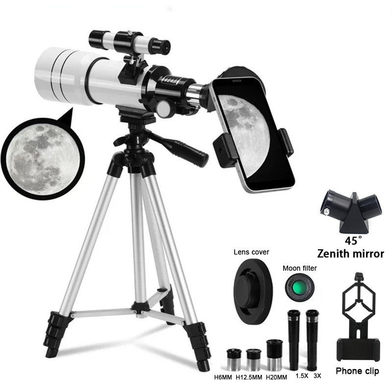 BORWOLF F30070M Professional Astronomical Telescope for Space Monocular 30070 Powerful Binoculars Ni