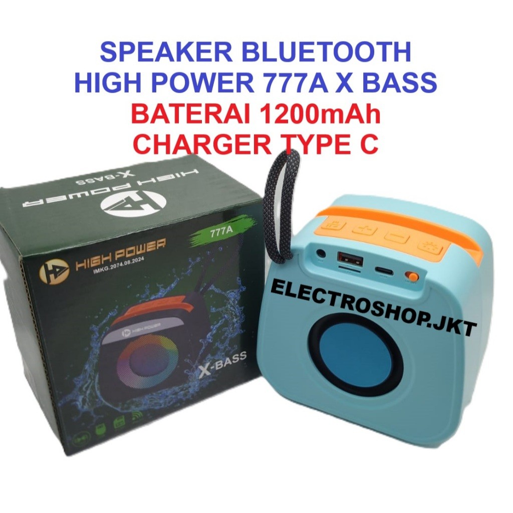 Speaker Bluetooth Mini Bass High Power 777A X Bass