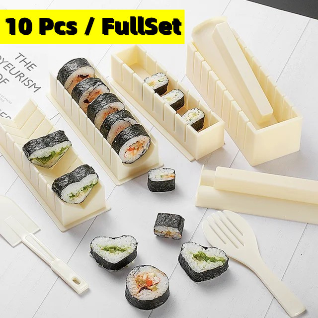 Sushi Maker / Cetakan Sushi / Sushi Making Alat Gulung Cetakan Pembuat Bento Nori / Cetakan Sushi Gu