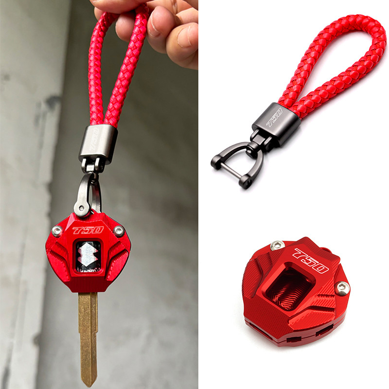 C Motorcycle Key Cover Case Shell and Keyain Keyring For SUZUKI GSXS750 GSX-S750 GSX-S 750 gsxs750 g