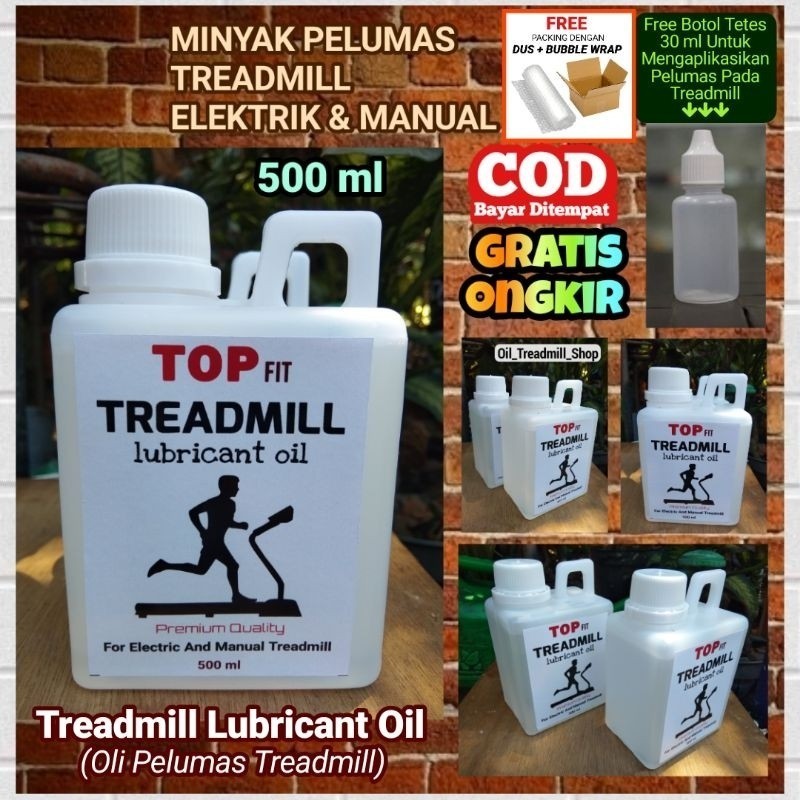 TOP FIT Minyak Pelumas Treadmill Elektrik Manual 500ml Murah Original Treadmill Lubricant Oil | Pelu