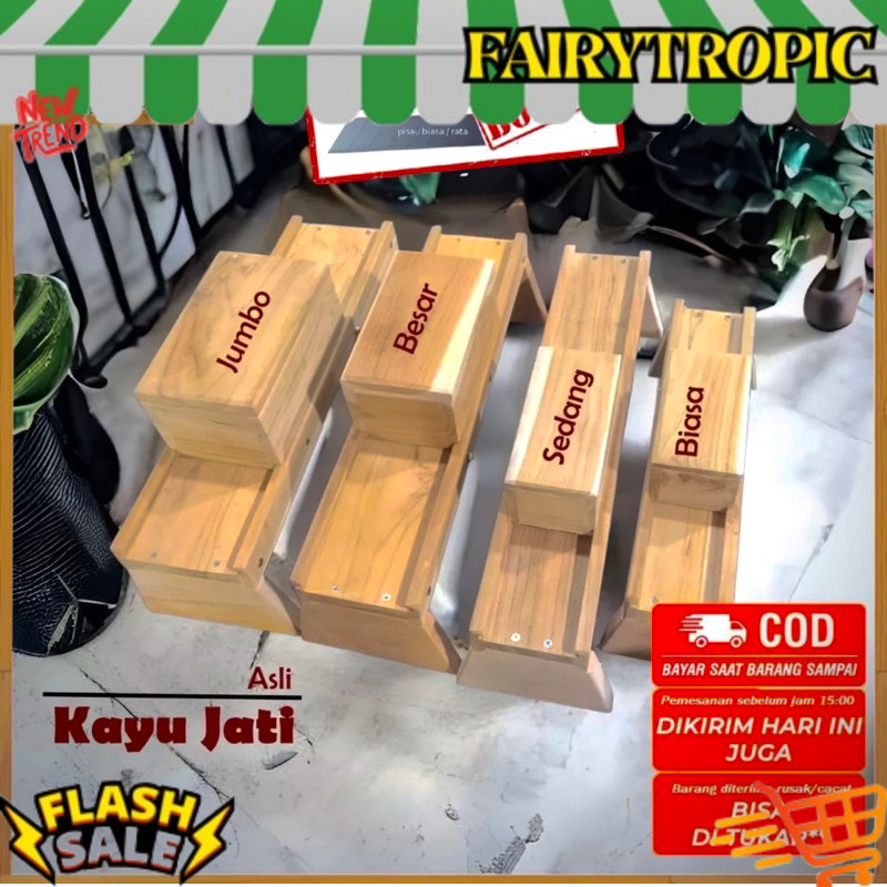 UK JUMBO PENGIRIS SERBAGUNA / PEMOTONG KENTANG PENGIRIS KENTANG PEMOTONG BAWANG KAYU JATI ASLI BEST 