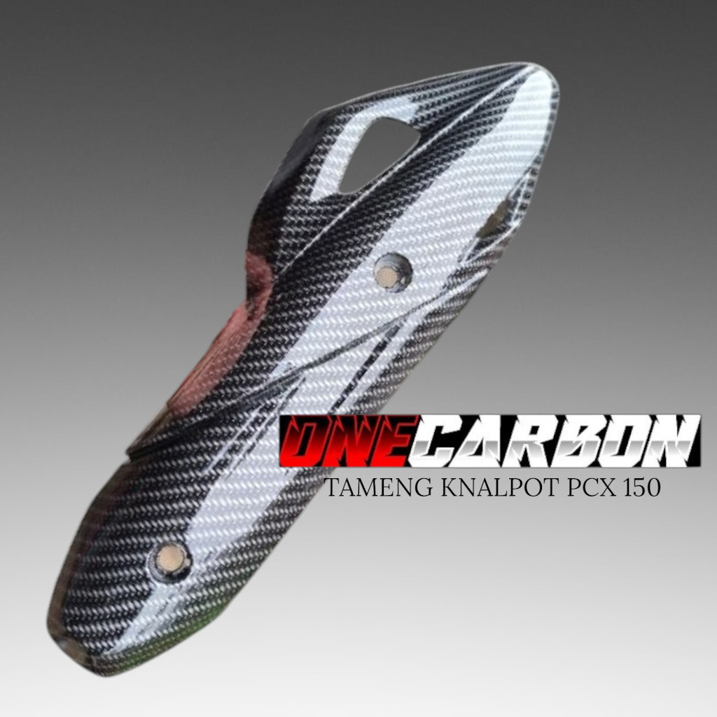 Tameng knalpot Pcx 150 Carbon ONECARBON VARIASI27