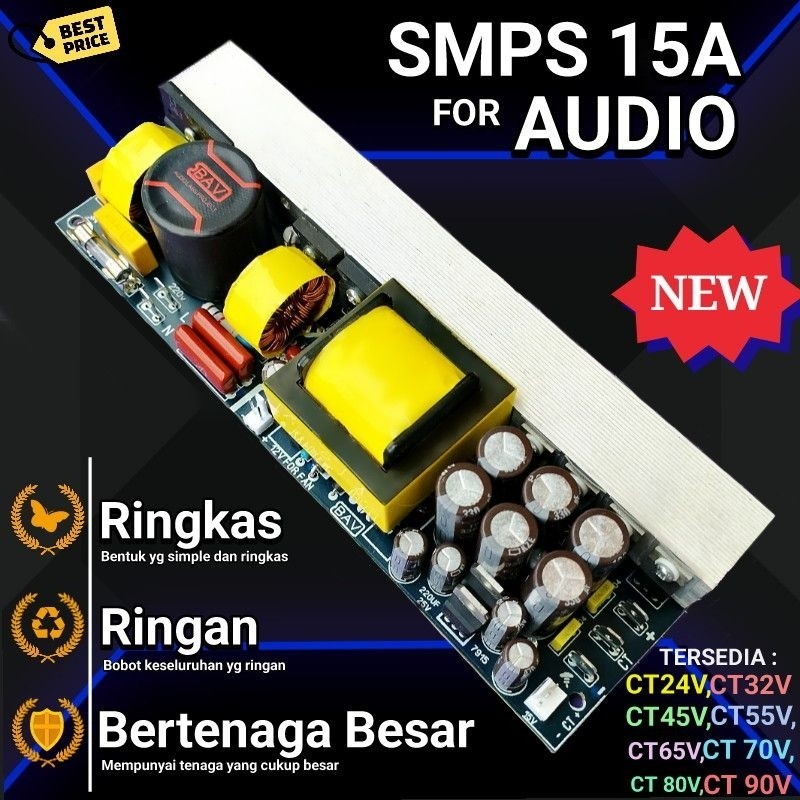 zen.market - SMPS audio 10A & 15A ( CT ), TRAFO SMPS untuk AUDIO , MURNI 10 AMPERE 15 . 20A CT 20 FU