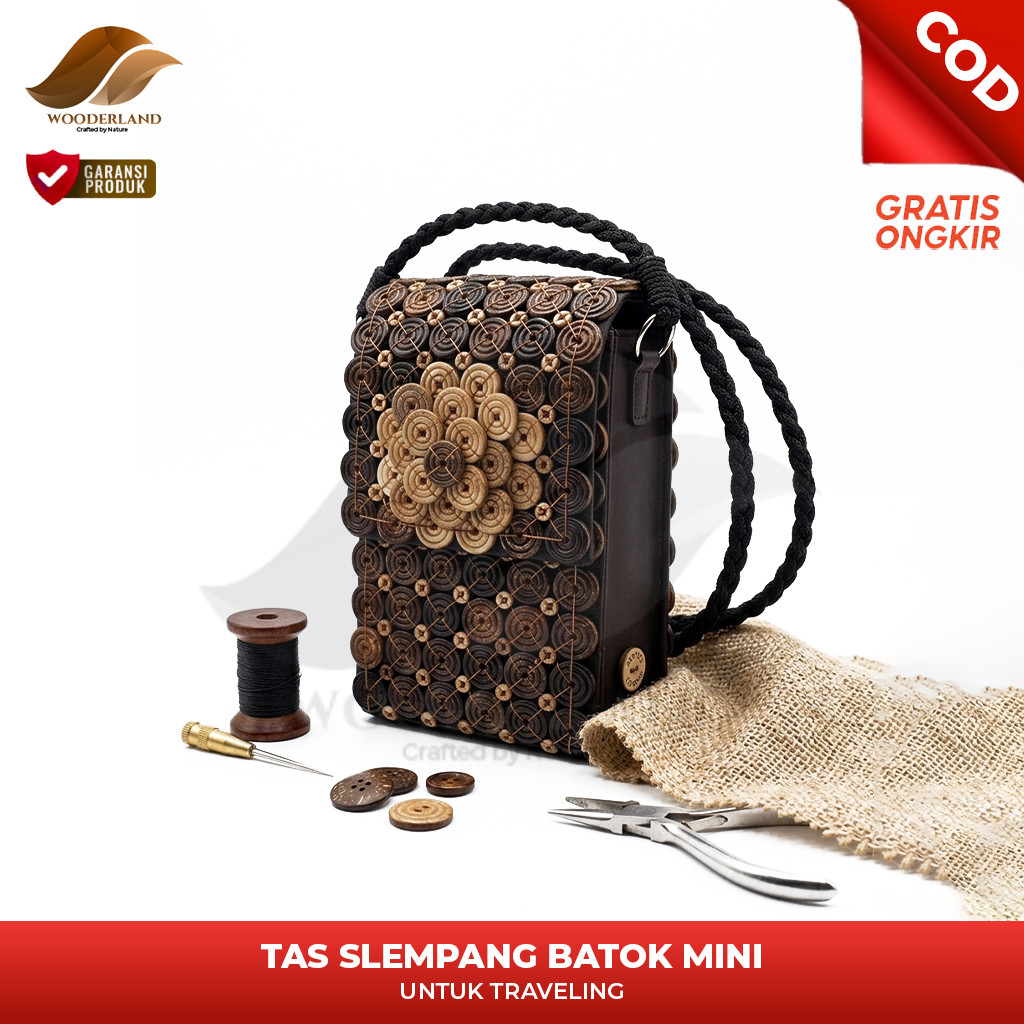 Tas batok untuk wanita, cocok untuk kondangan & traveling.
