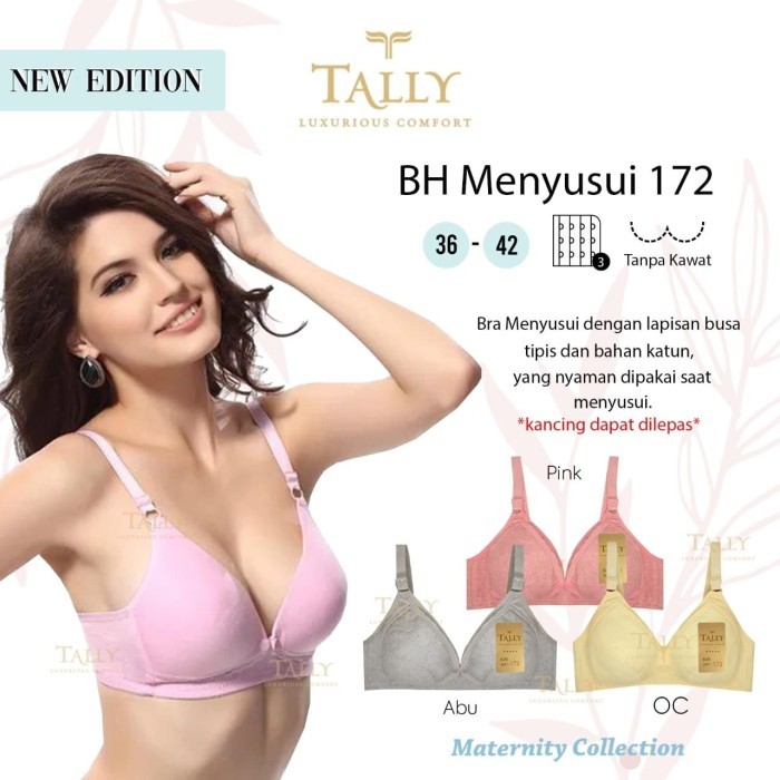 Tally BH Menyusui 172 - Maternity Bra Tally-172 - Bra Menyusui Merk Tally