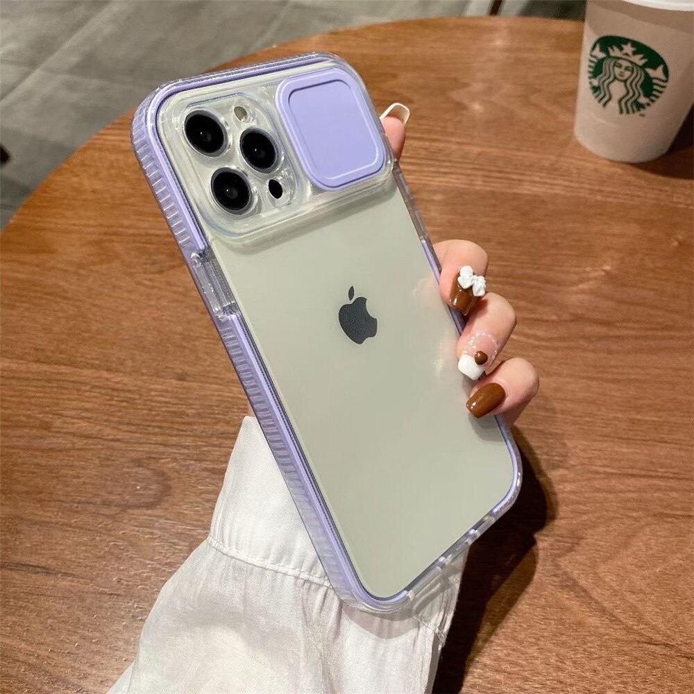 Cod 2IN1 ANTI BUMP SLIDE FOR IPHONE X XS XR 11 11 PRO 11 PRO MAX CASE 3 IN 1 WINDOW SLIDE CASING BUM