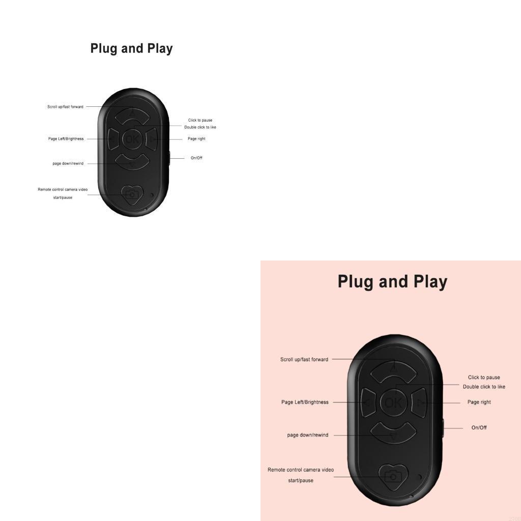 for App Bluetooth-compatible Remote Shutter Remote Shutter Selfie Button