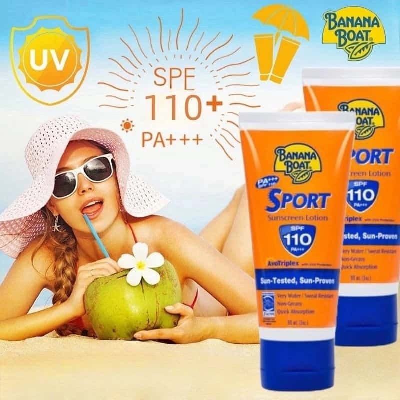 [Penawaran Menarik]Banana Boat Sunscreen - Banana Boat Sport Sunscreen SPF 110 PA++++ 90ML