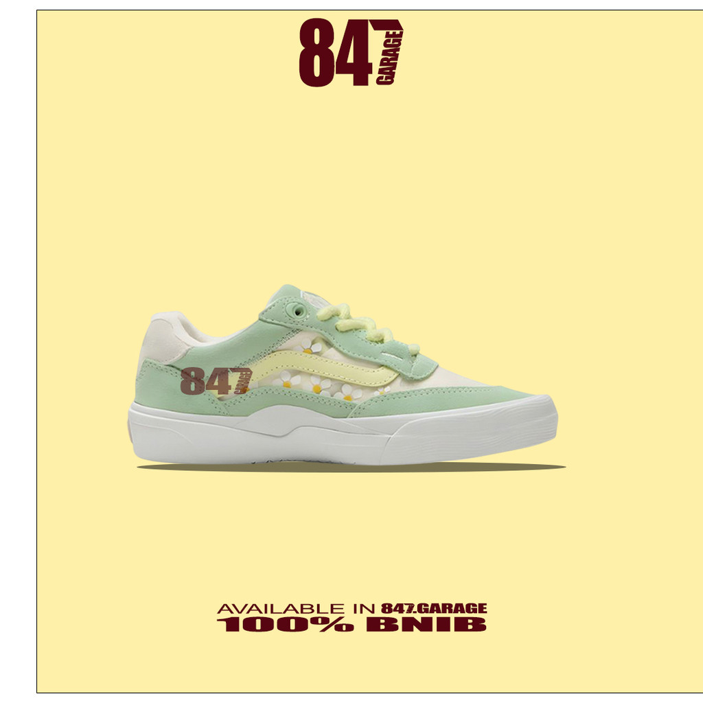 Sepatu Vans Skate Wayvee Brighton Zeuner Pastel Green Brand New In With Tag Box