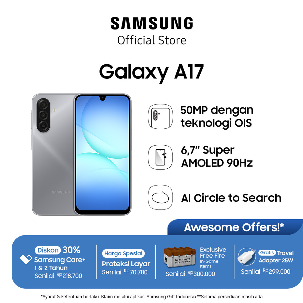 Samsung Galaxy A17 8/128GB - Gray