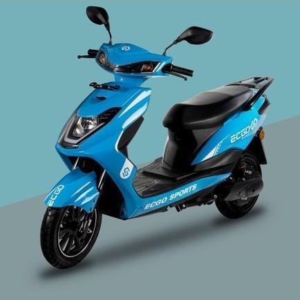 HARGA SUBSIDI Motor Listrik ECGO 3 New Baterai Lithium Garansi SNI - Blue, OTR Jakarta