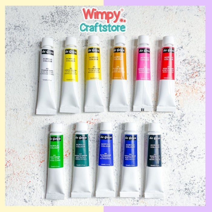 Cat Akrilik Cat Acrylic De Goya Cat Lukis Cat Air