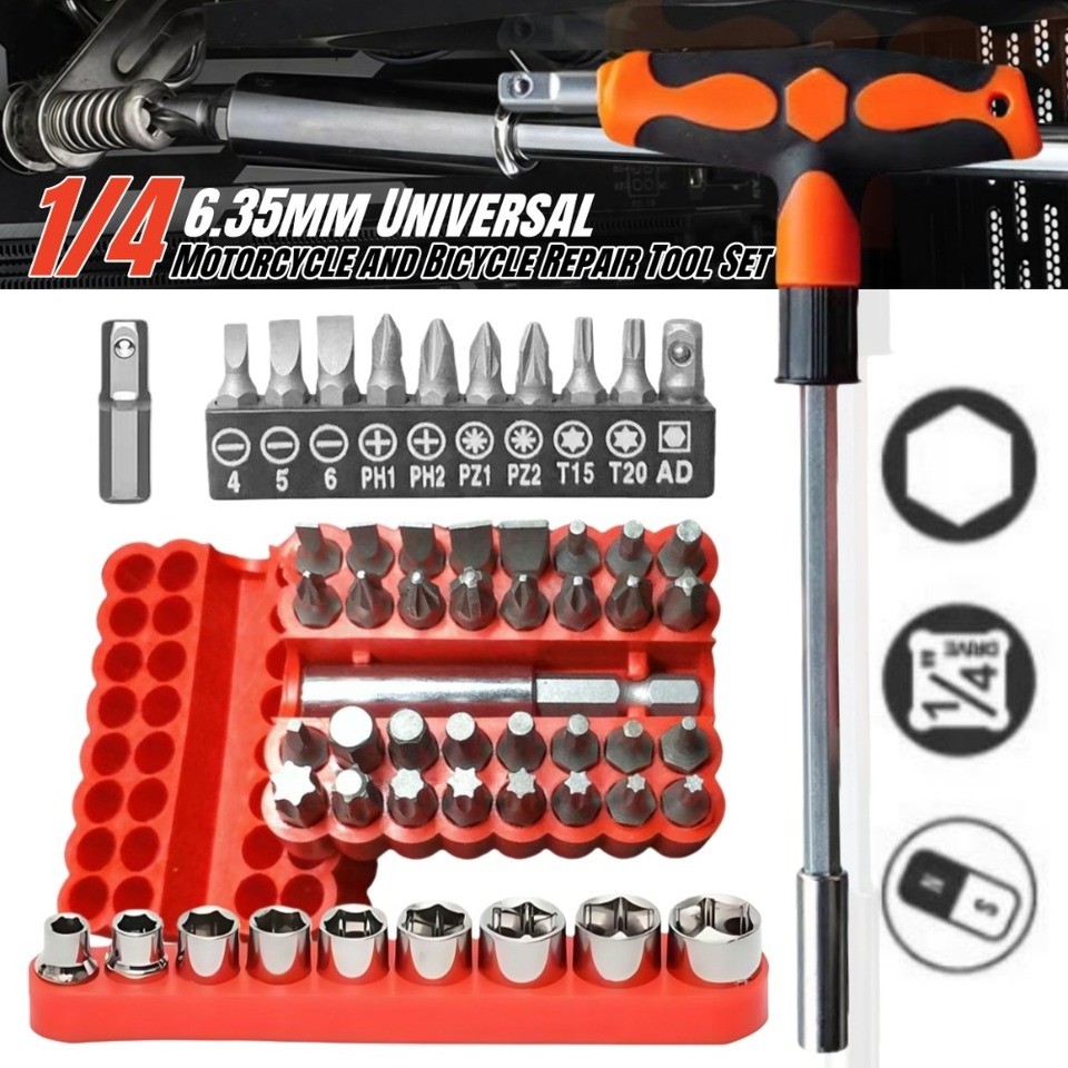 NEW Home repair tools Bicycle Repair Tools set Hex Wrench Nut Tire Screwdriver Socket Set Motorcycle