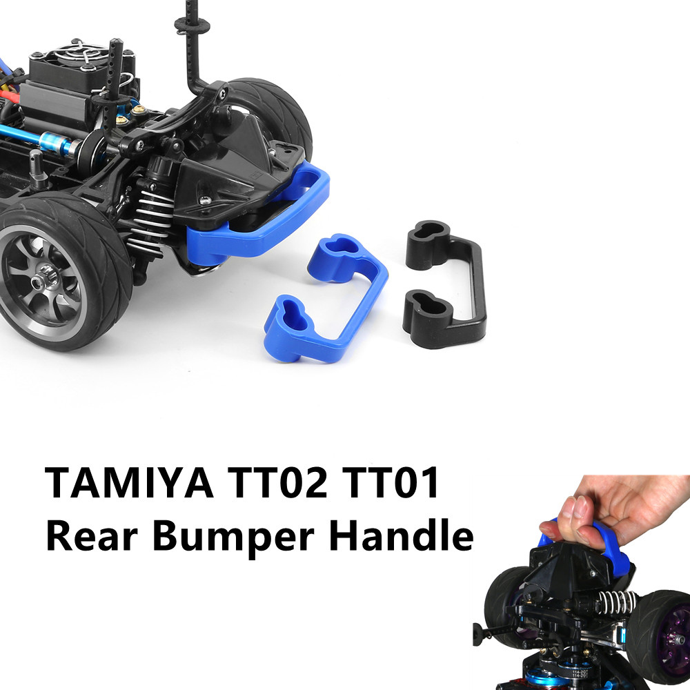 TAMIYA TT02 TT01 Chassis Handle Rear Bumper for TT-01 TT-02 1/10 RC Car Upgrade Parts Accessories