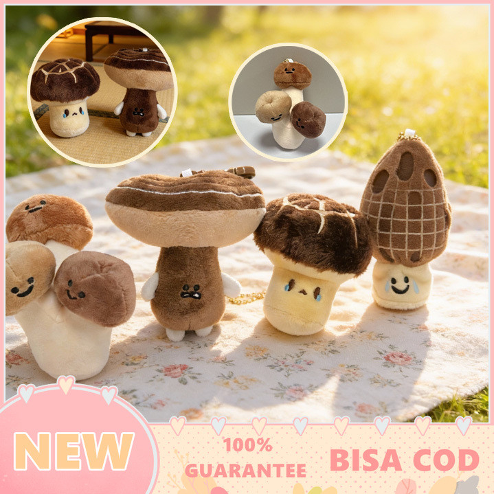 Gantungan Boneka Jamur Kreatif - Lucu dan Realistis