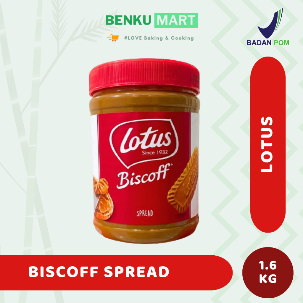 Biscoff lotus Spread smooth/original 1.6 kg | Selai Lotus Biscoff