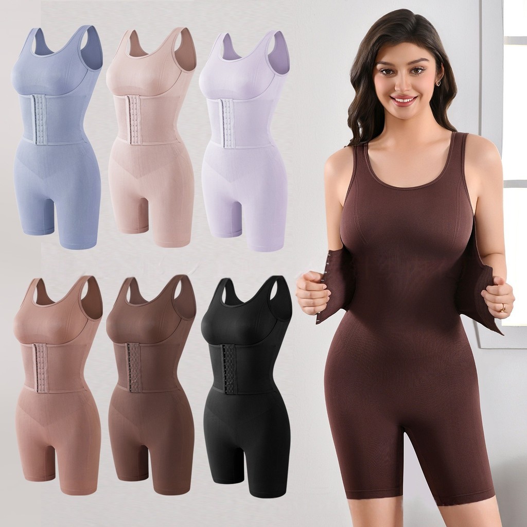 Bodysuit Ukuran Plus dengan Kontrol Perut dan Pengangkat Bokong
