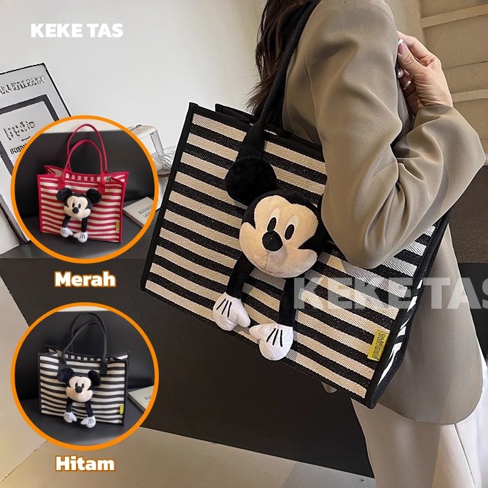 [READY] Tas Selempang Wanita Korean Style Terbaru Branded/Canvas Premium Tebal Tote Bag Wanita Bonek