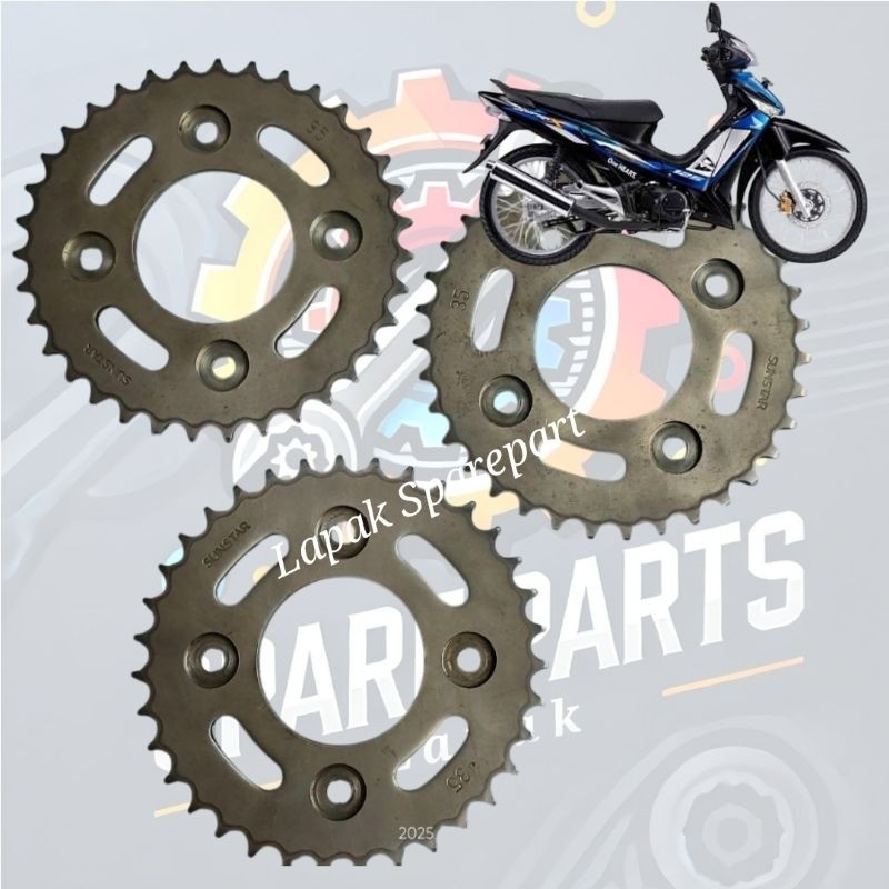 Gir belakang supra x 125 gear belakang only supra x 125 original copotan