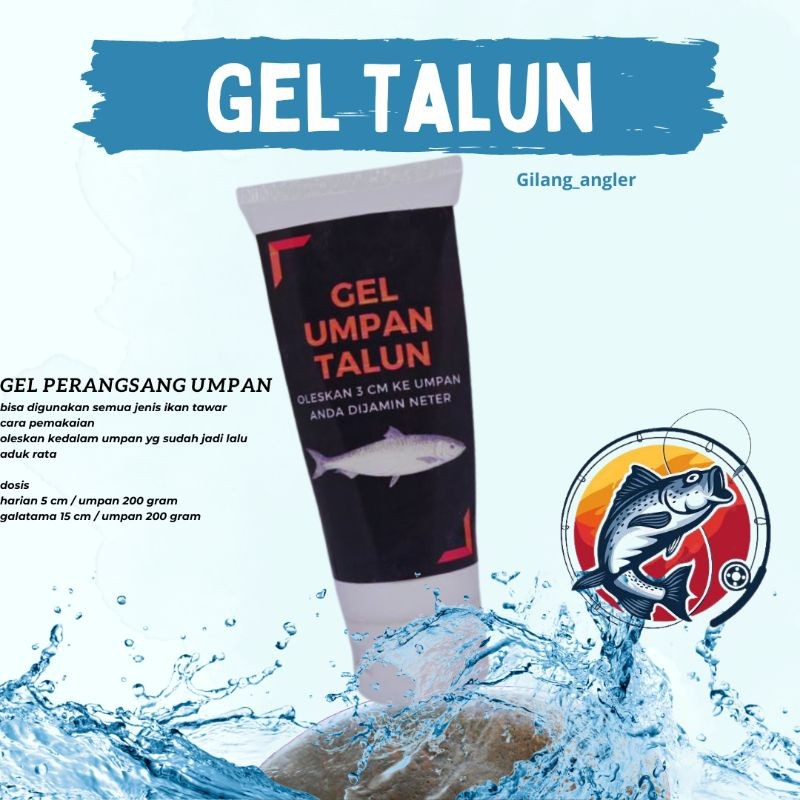 BISA (COD) Gel Talun Perangsang Umpan Untuk Mancing Ikan Mas Ikan Lele Bawal Patin Nila
