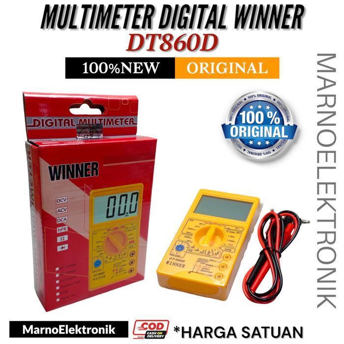 MULTIMETER DIGITAL WINNER DT860D MULTITESTER AVOMETER WINNER DT-860D ORIGINAL sperpart