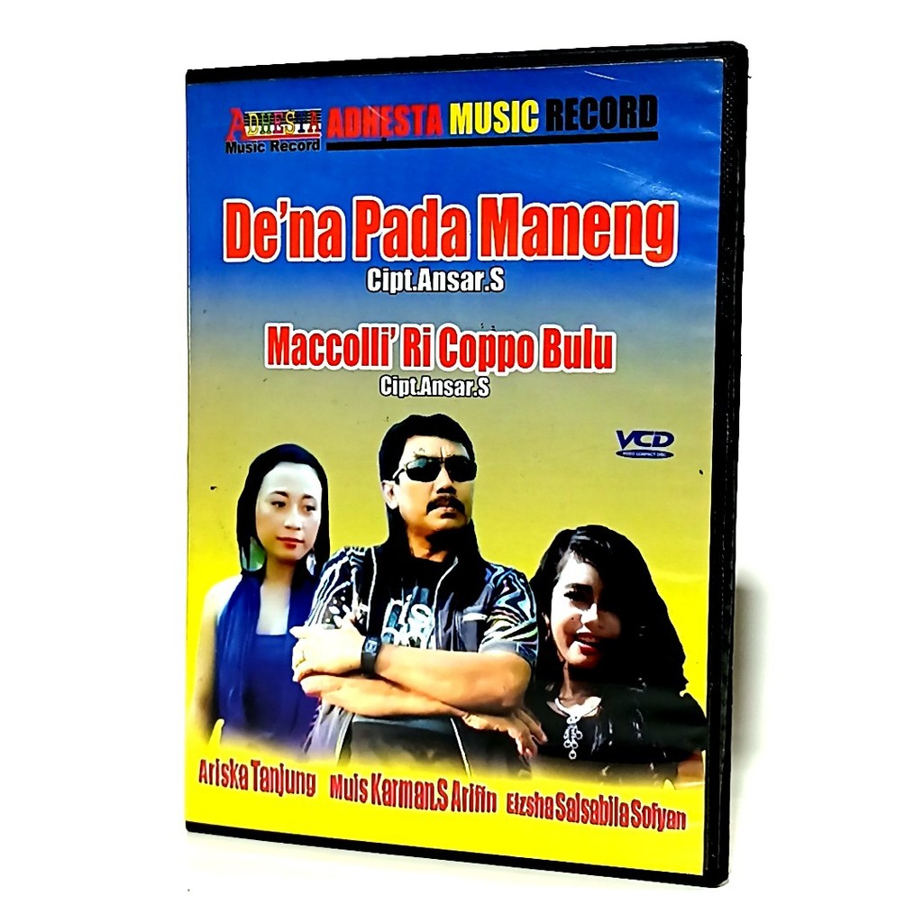 kaset CD VCD daerah Bugis Ariska Tanjung Muis Kerman S. Arifin Elzha Salsabila Sofyan Adhesta Music 