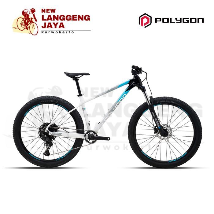 PROMO GASPOLL Polygon sepeda MTB Xtrada 5 - Black-White, S 27.5"