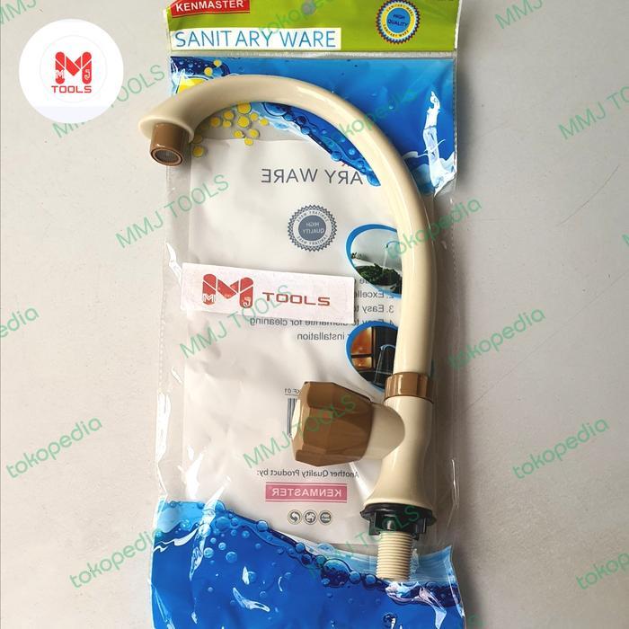 Kran Angsa Meja Pvc KENMASTER - Keran Angsa Pvc Tancap -Kran Angsa Pvc