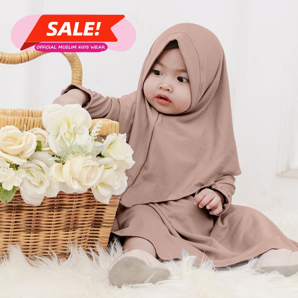 Gamis Bayi Perempuan 0-3 Tahun Baju Muslim Anak Bayi Perempuan Newborn 0 6 bulan 6 12 bulan