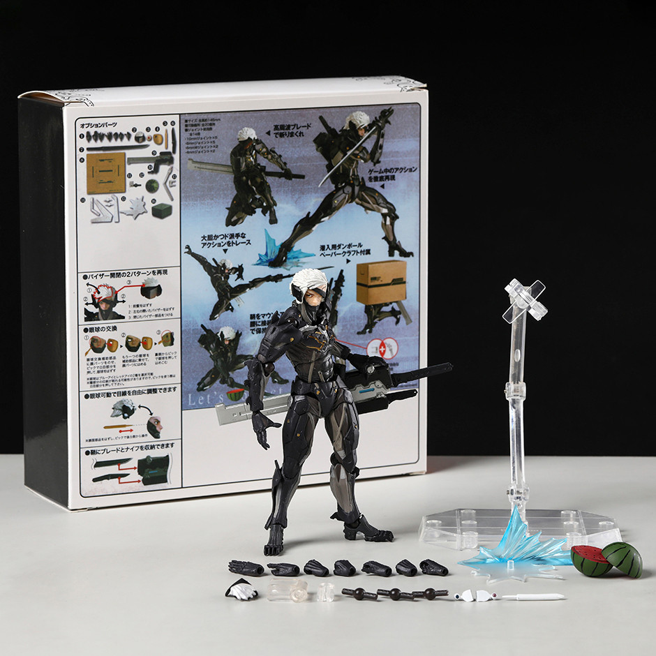 Metal Gear Solid Revengence Raiden PVC Action Figure with Accessories
