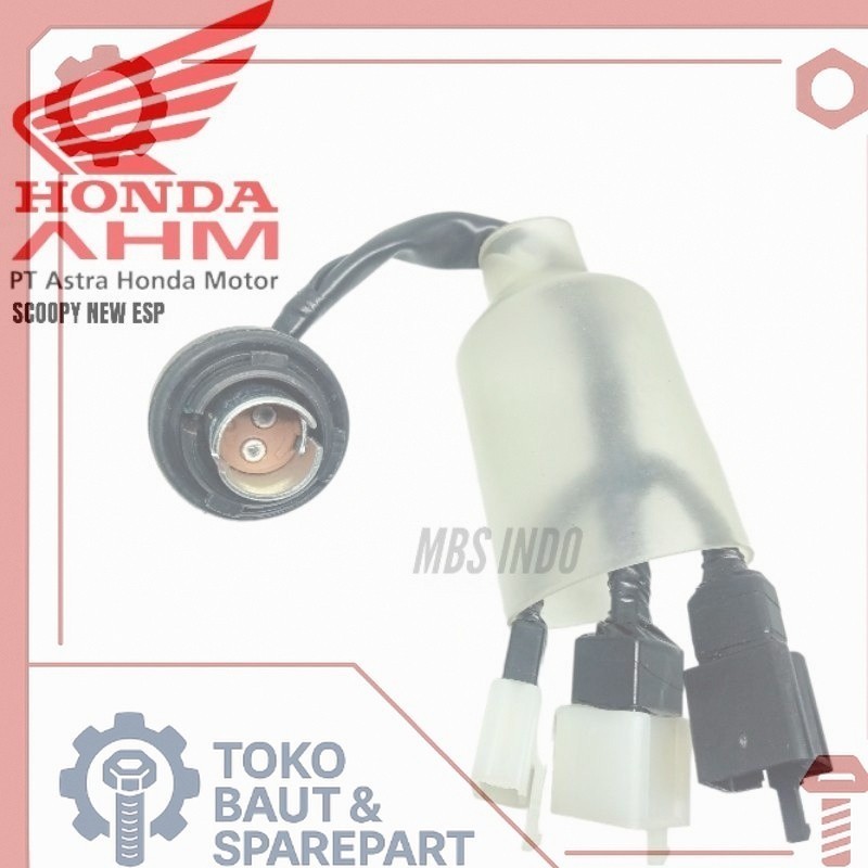 SOCKET BACK LIGHT STOPLAMP HONDA SCOOPY NEW ESP / SOKET PENYAMBUNG KABEL LAMPU BLAKANG HONDA SCOOPY 