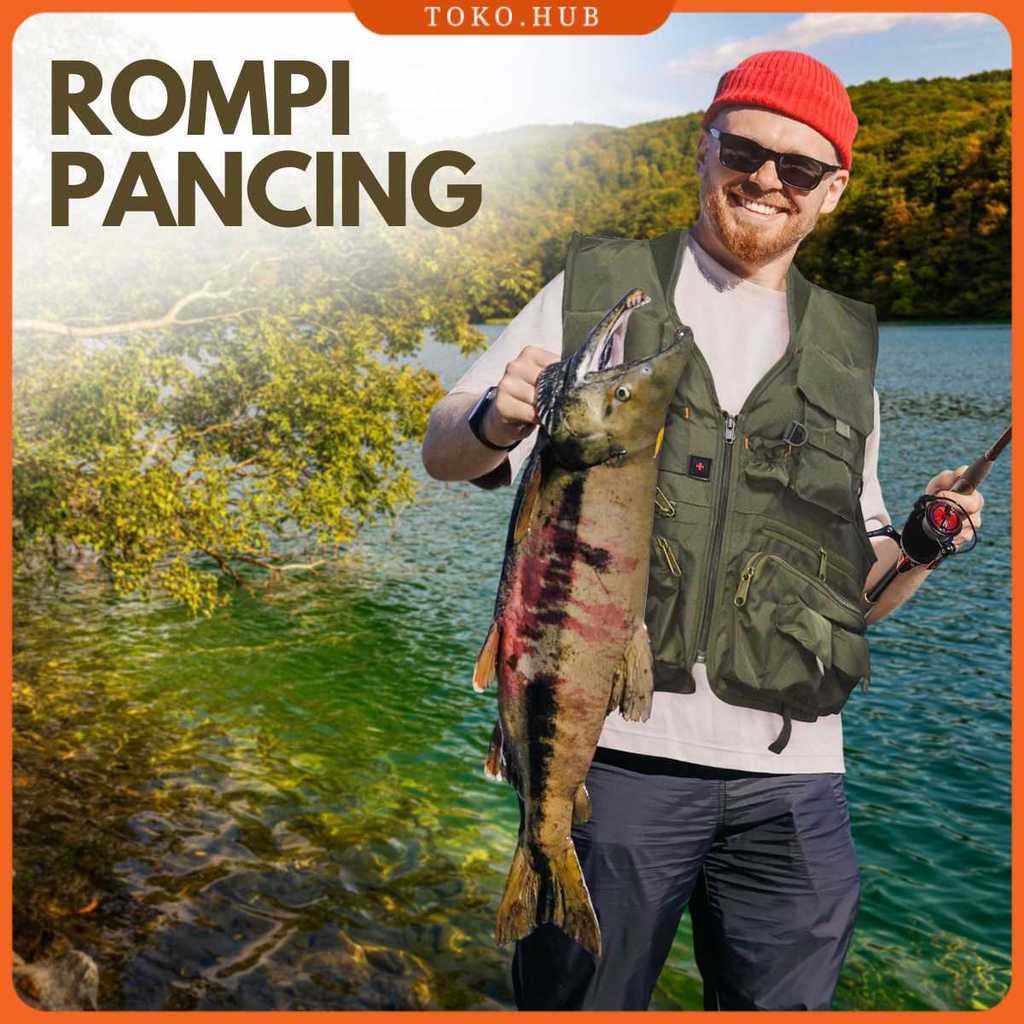 Deukio Rompi Pancing Fishing Vest Quick Dry Jacket XL - GDS09