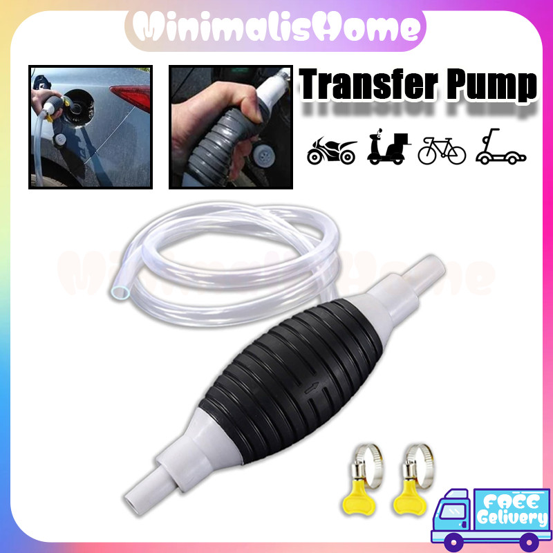 Transfer Pump/Alat Sedot Selang Penyedot Bensin/Sedot Air Minyak Bensin Solar Oli Cairan Aquarium